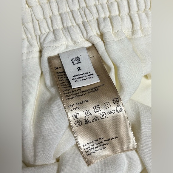 Scotch & Soda Paradise Cove Ivory Eyelet Ruffle Skirt - Picture 4 of 7